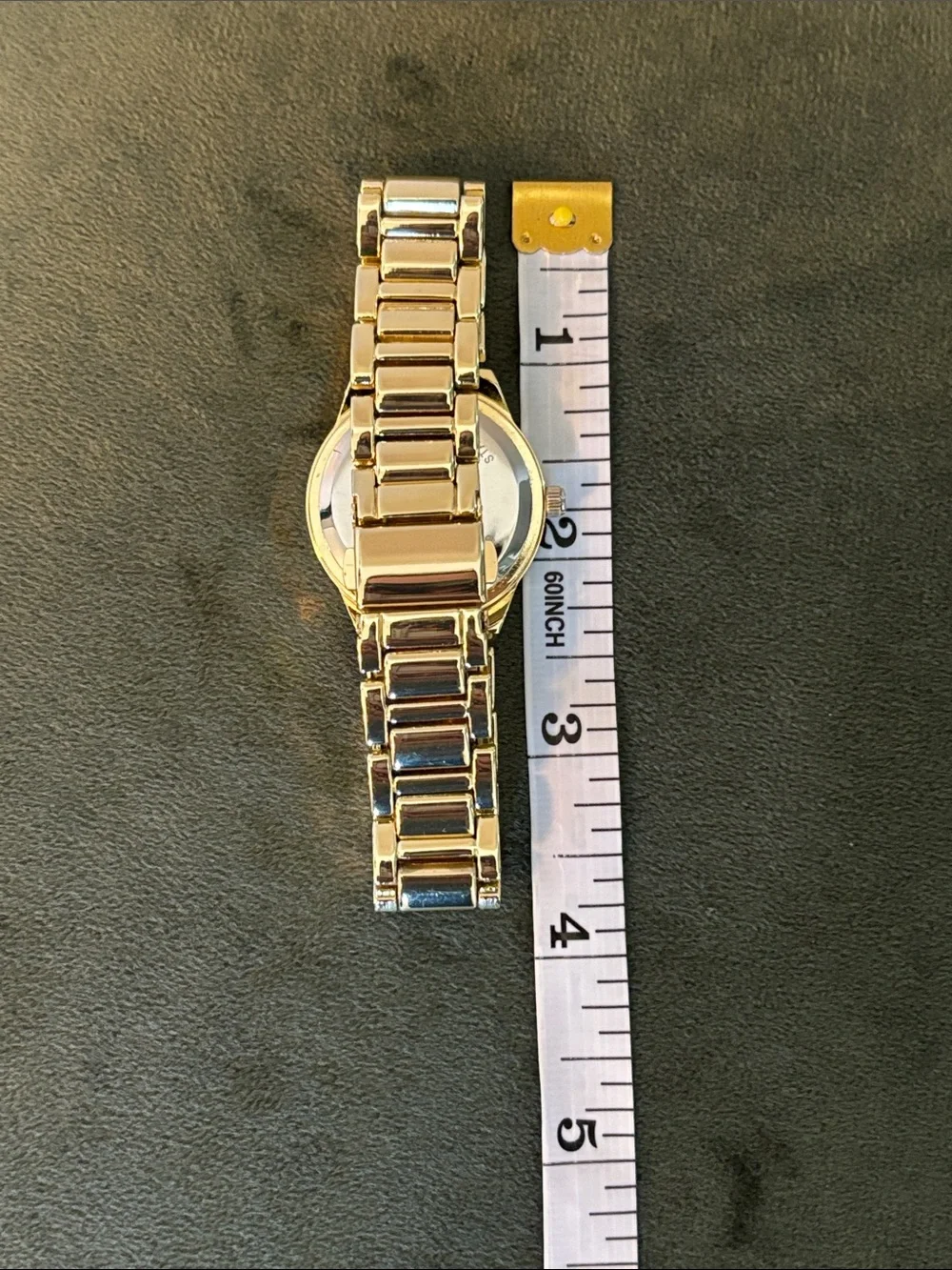 Gold Crystal-Accent Women's Watch